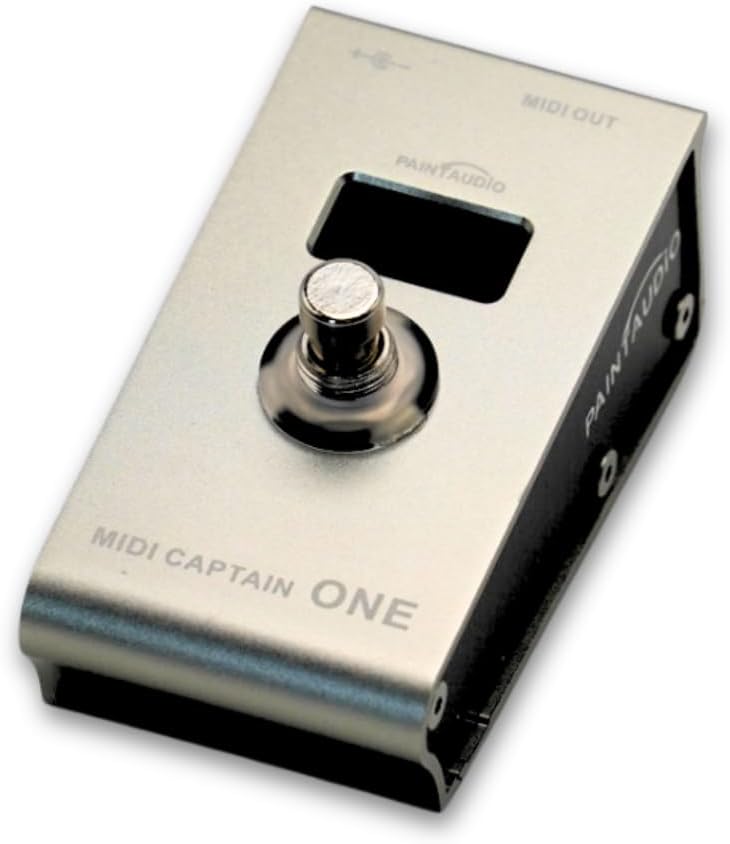 PAINTAUDIO Paint Audio MIDI Captain ONE MIDI Foot Controller Multi-Effects Keyboards Synthesizer USB-MIDI DAW DSP Software USB-HID Support Multi-state Switch Cycling (MIDI Captain ONE) - Image 1